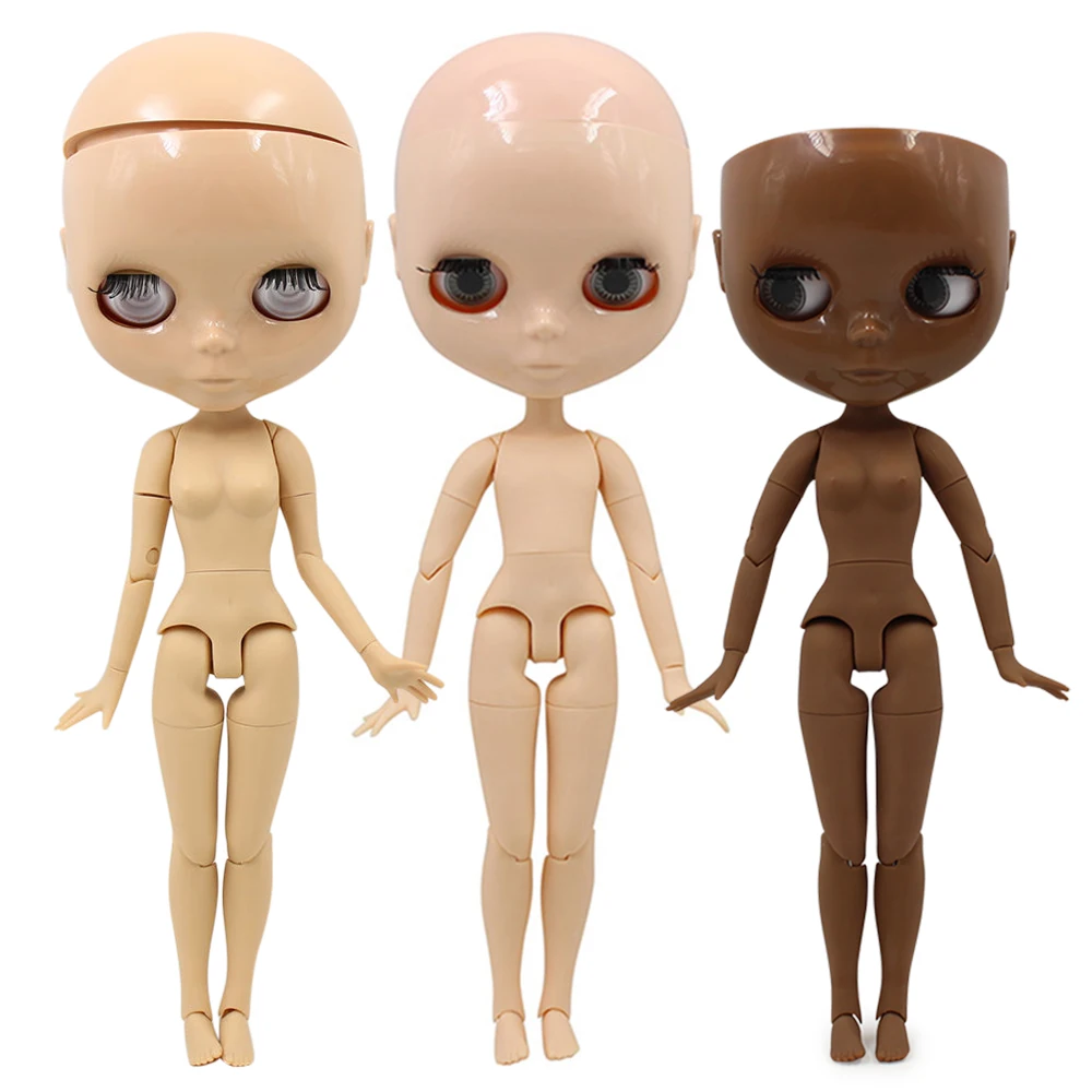 DBS blyth кукла шарнирное тело bjd игрушка без макияжа блестящее лицо для куклы cutom DIY| |