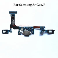 original usb charging port dock flex cable for samsung galaxy s7 g930f charger plug board return sensor microphone replacement