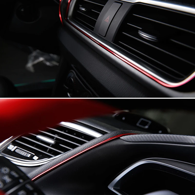 5 м автомобильный Стайлинг Универсальный DIY гибкое украшение интерьера Литье