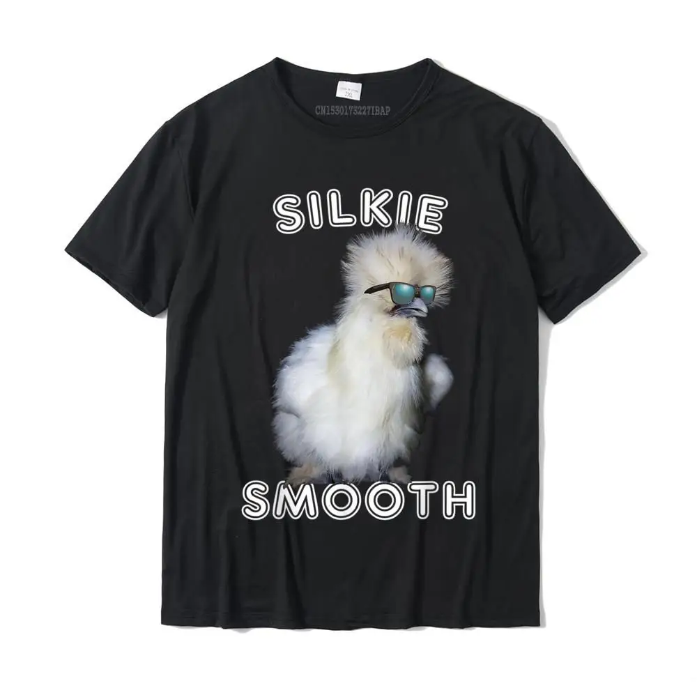 

Silkie Chicken T Shirt - Funny Smooth Cuddly Bird Gift Idea T-Shirt Cotton Casual Tees Classic Mens T Shirts Design