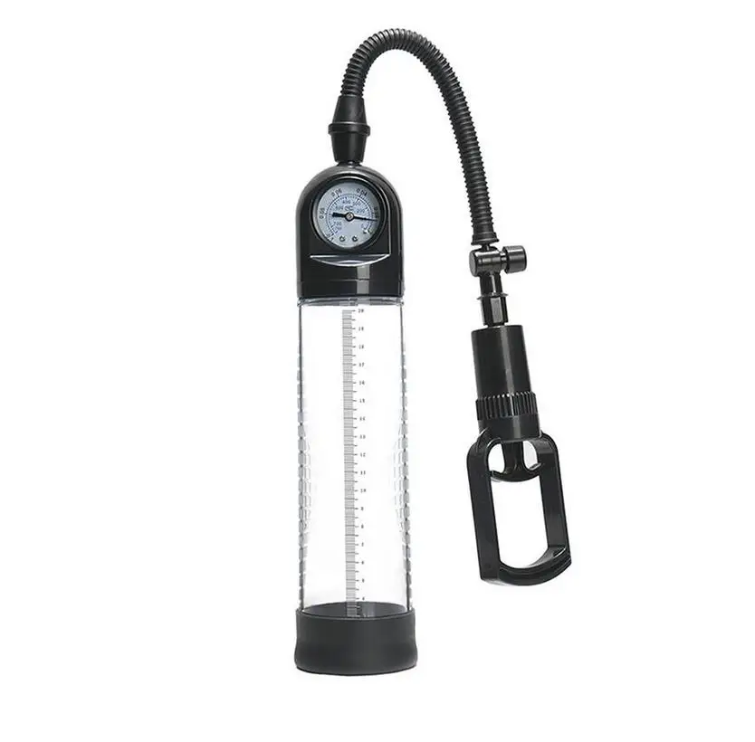 Манометр насос для пениса цилиндр увеличения Мужская Мастурбация Задержка