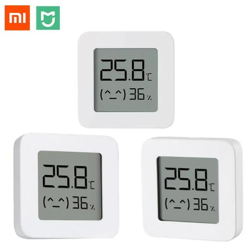 Умный термометр Xiaomi Mijia 2 Bluetooth датчик температуры и влажности цифровой гигрометр