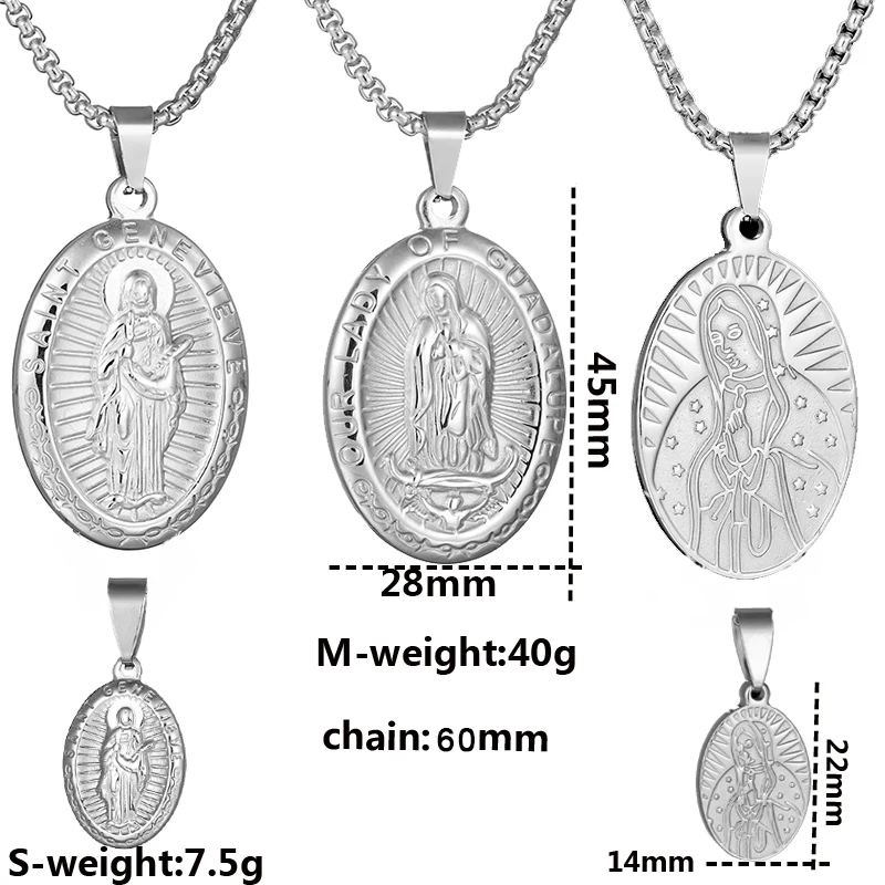 Молитвенный кулон ELSEMODE ожерелье из нержавеющей стали 316L с амулетом|Ожерелья