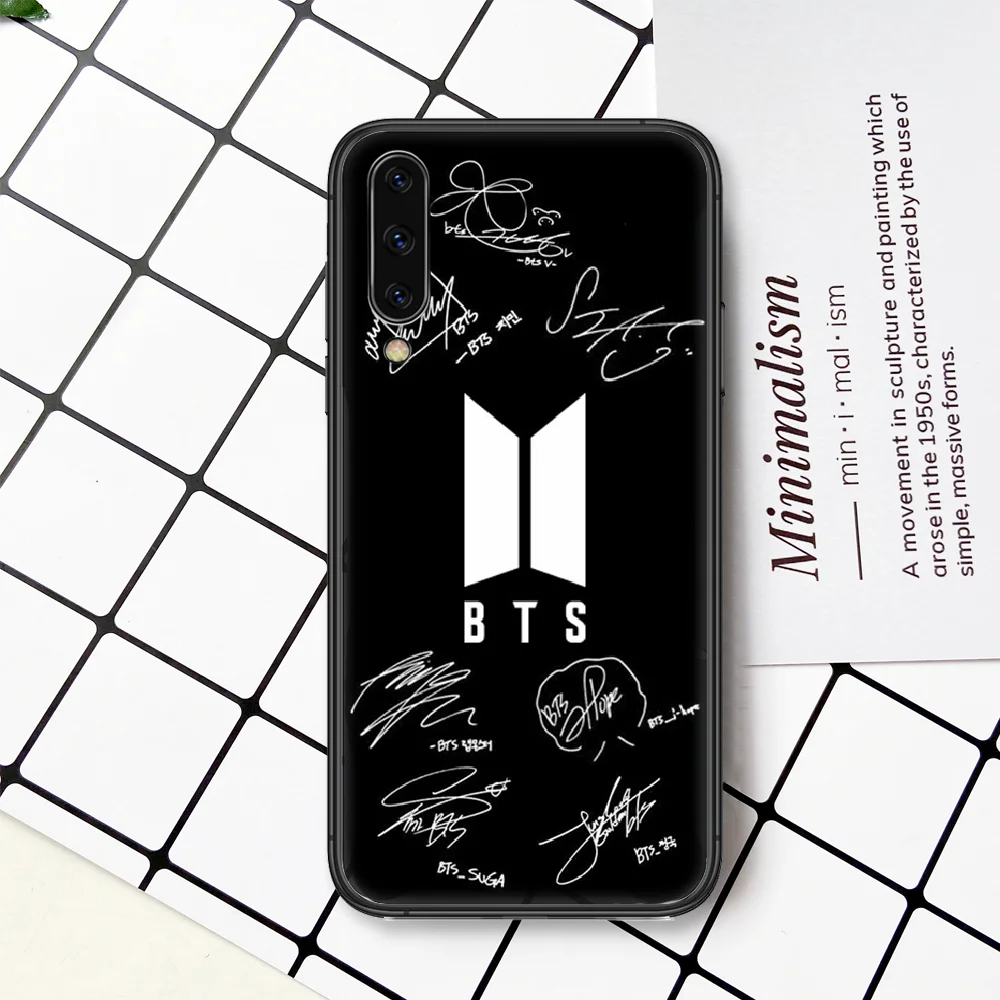 

Kpop Bangtan Boys Phone Case For For SamSung Galaxy A M 5 8 10 20 30 31 40 50 51 70 71 80 S E Black black Cover Pretty Cell