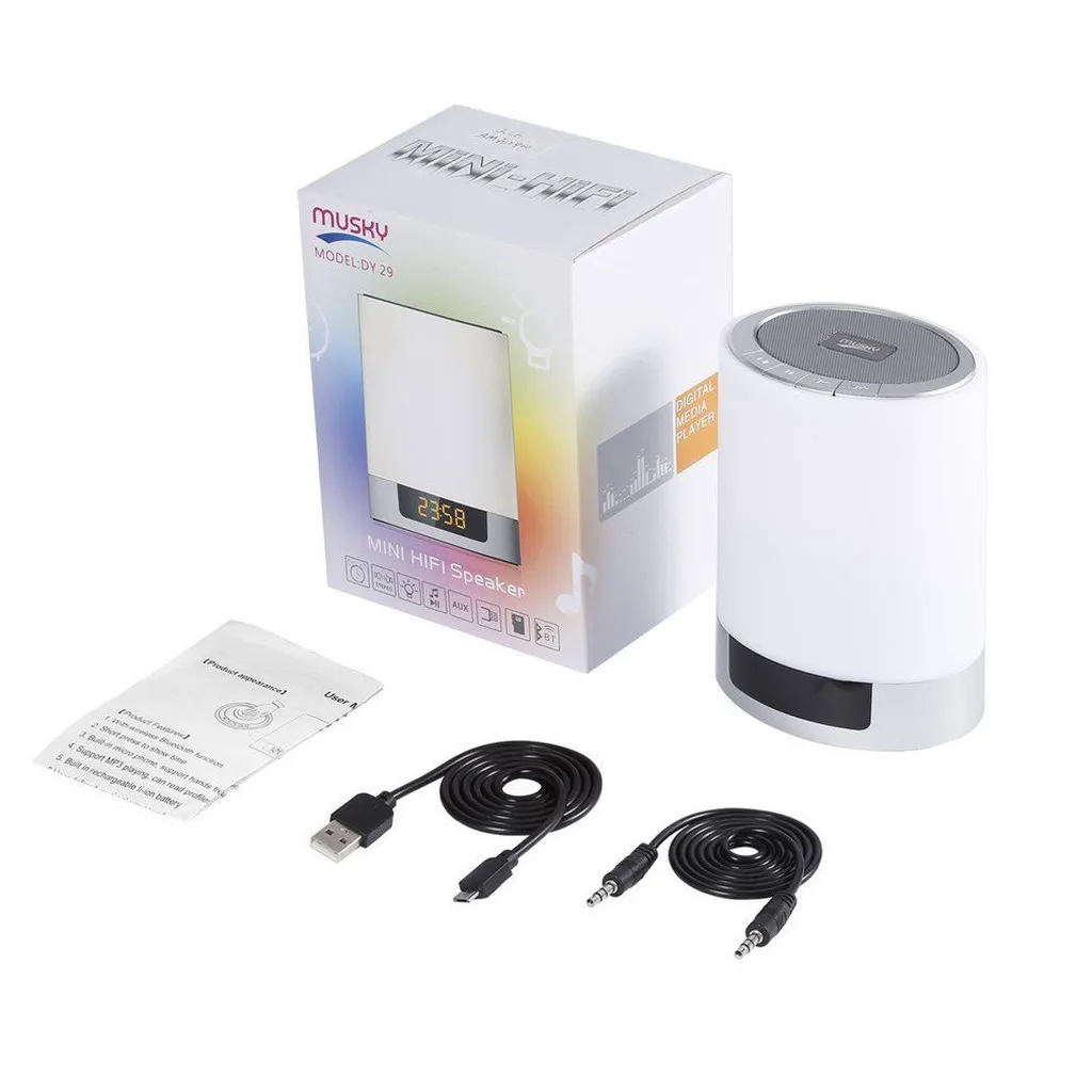 Светодиодный bluetooth-динамик Ночной светильник беспроводная лампа умная музыка