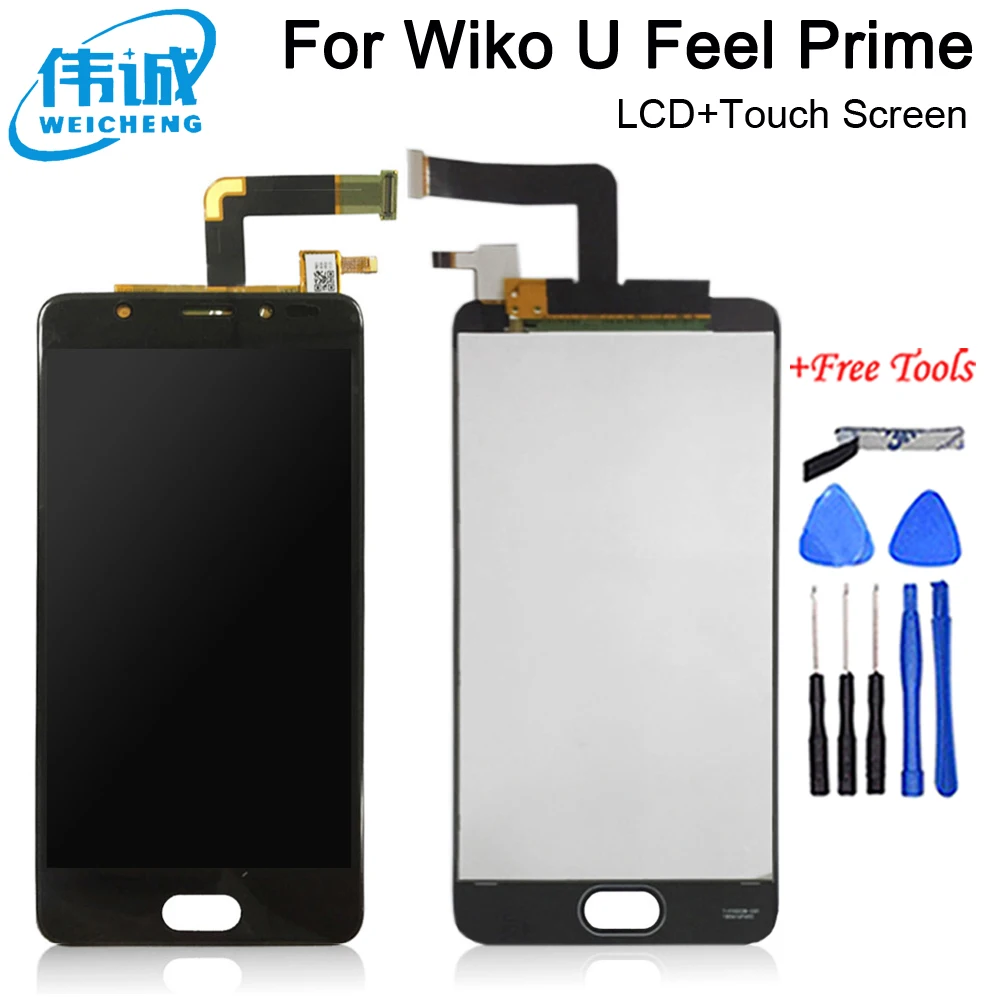 WEICHENG Высокое качество для Wiko U Feel Prime ЖК дисплей + дигитайзер сенсорного экрана 100%