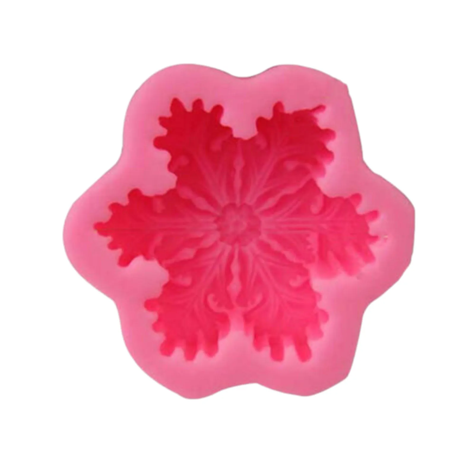 

Silicone Snowflake Mold Candle Mould Chocolate Making Tool Baking Soap DIY Craft