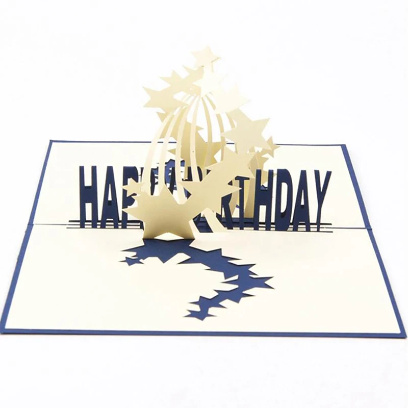 Новые креативные поздравительные открытки Звездные подарочные с рисунком