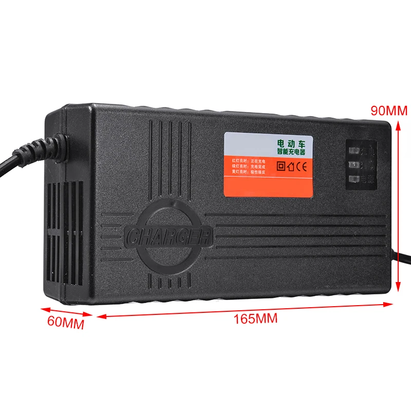 

1pc 60V 20AH Motorcycle Battery Charger 6 LED Display For Scooter Wheel Lead Acid Battery Electric Bicycle Accessories Tool