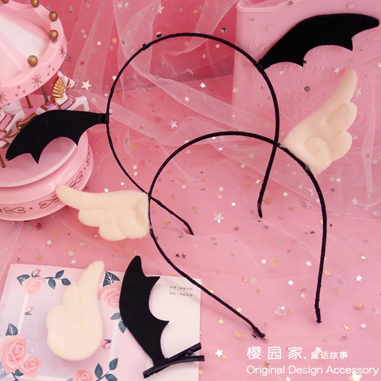 

Lolita angel wings hairpin little devil wings hairpin hairpin soft sister girl hair accessories