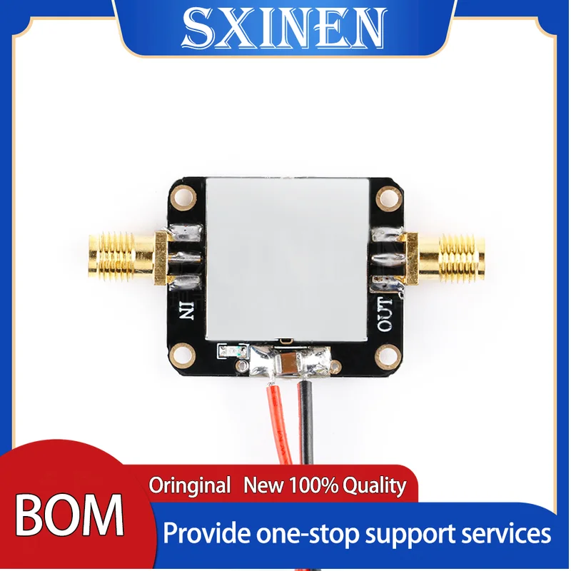 

1PCS RF Amplifier Module Low Noise Amplifier LNA Broadband 10M-8GHz Gain 12dB