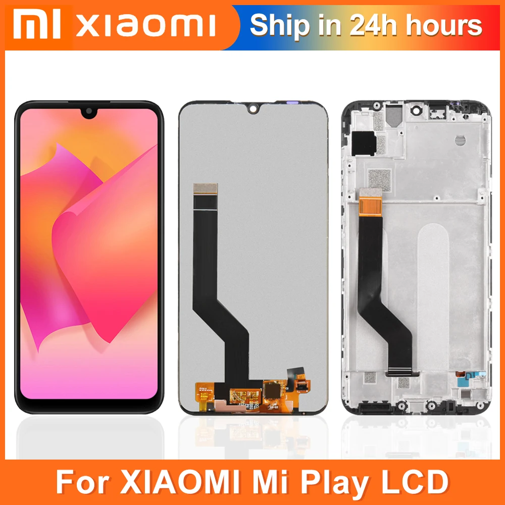 

Оригинальный ЖК-дисплей 5,84 дюйма для Xiaomi Mi Play, сенсорный экран с рамкой, дигитайзер в сборе, сменный ЖК-экран для Xiaomi Play