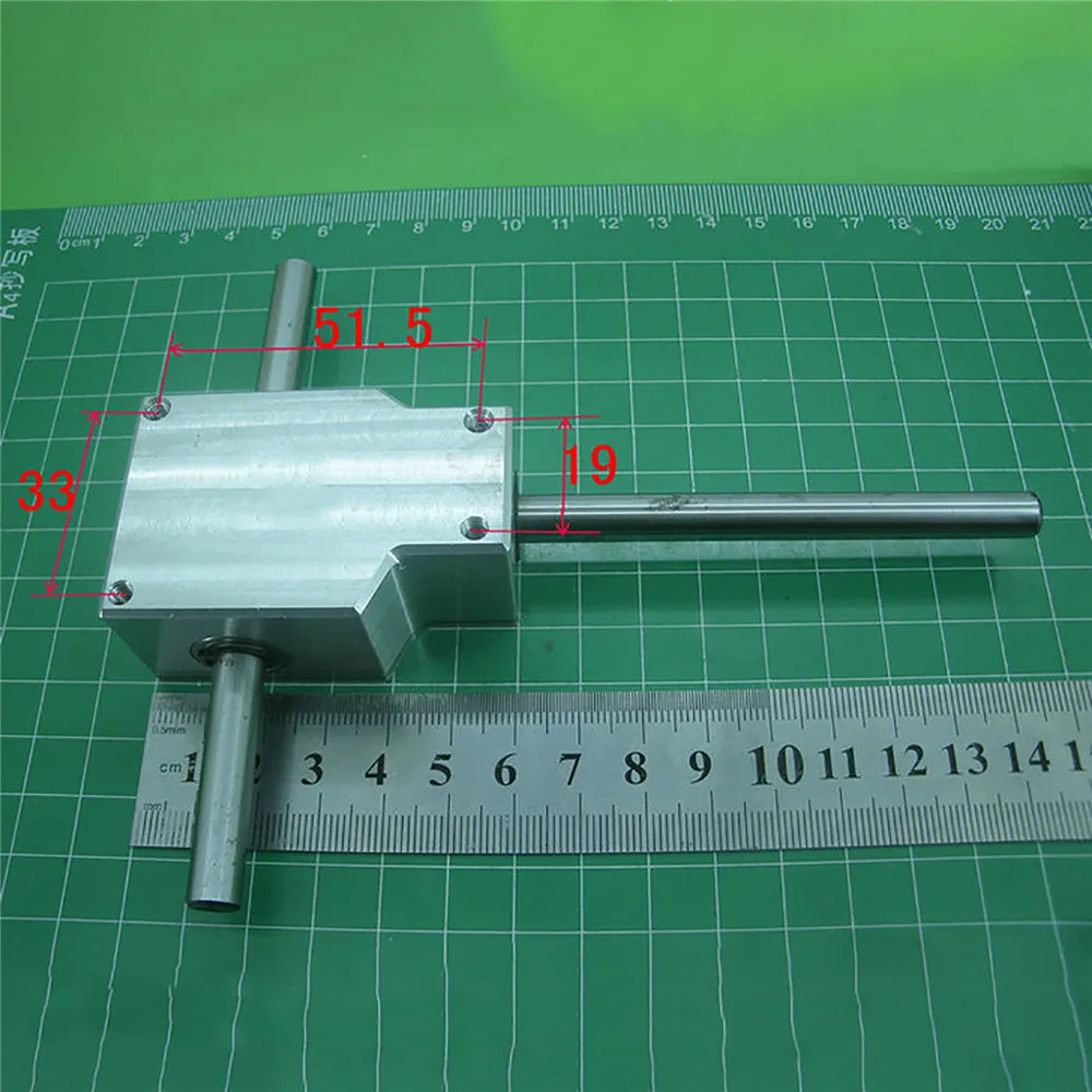 Коммутатор под углом 90 градусов редуктор скорости передаточное число 1:1 двойной