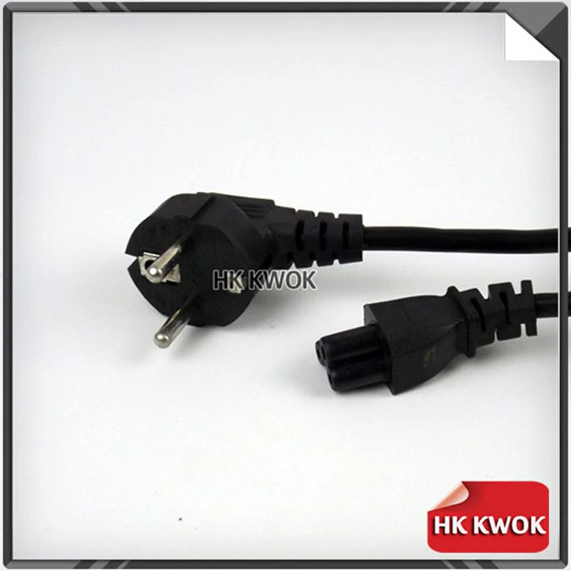 Сетевой шнур для ноутбука Asus HP Sony Toshiba Dell lenovo Acer Sumsung европейская вилка 3 зубца 2