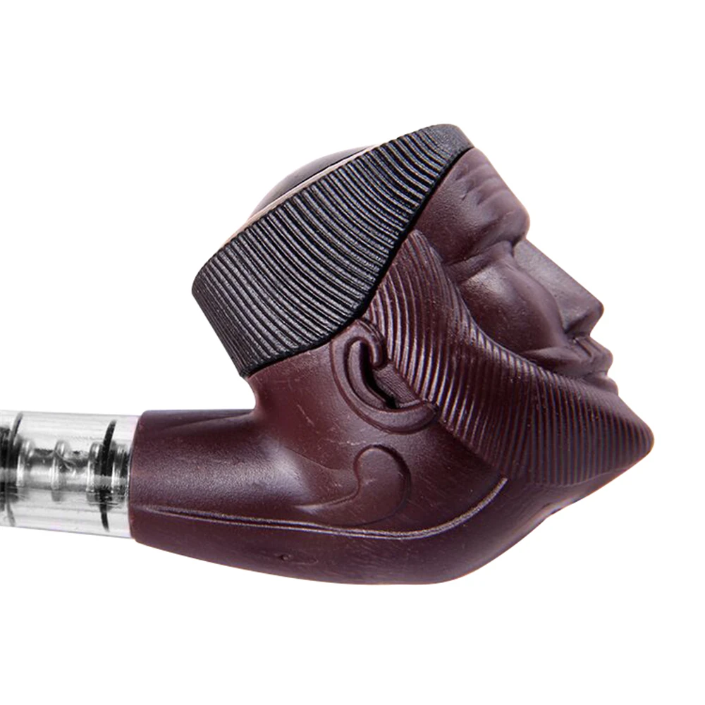 Сигаретная табачная трубка двойного назначения пластиковая изогнутая