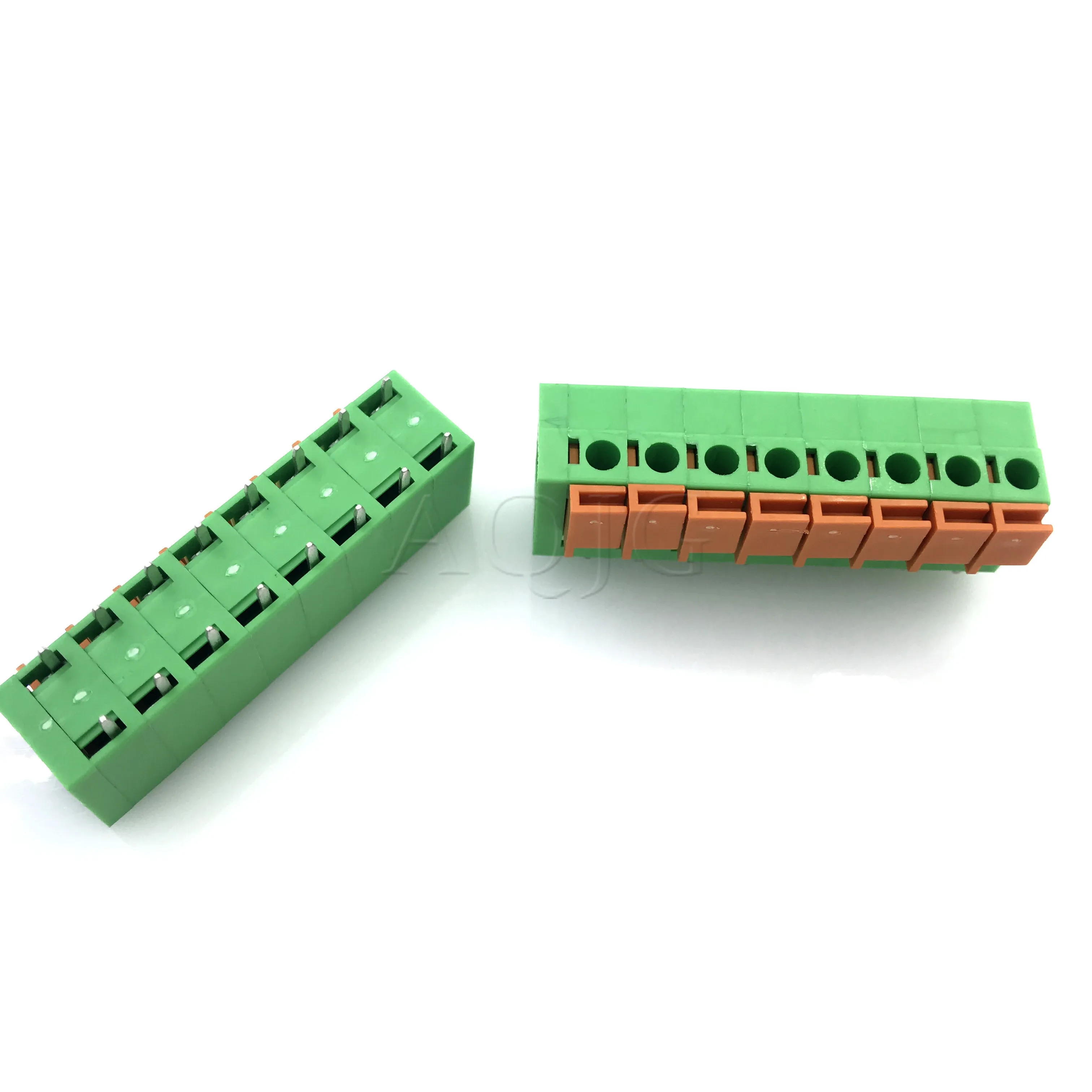 10 шт. KF142V 5 08 мм Печатная плата пружинная Клеммная колодка KF142R-5.08 2P 3P 4P 5P 6P 7p 8p 9p 10p