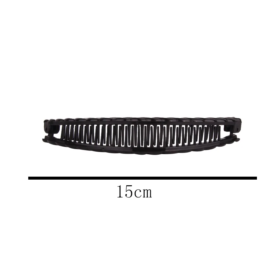 

Hair Claws Clip Fish Shape Banana Barrettes Black Brown Hairpins Hair Accessories For Women Hair Clip Clamp DIY Craft ACC117