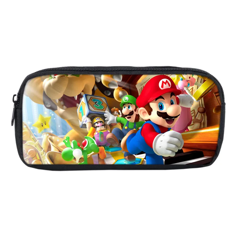 Игра Super Mario Bros 3D Пенал для карандашей сумки ручек студенческие учебы