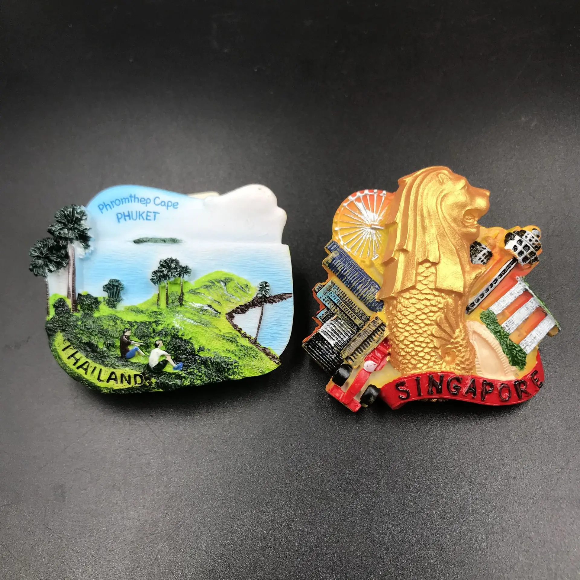 Магнит на холодильник сувенир Таиланд Сингапур Мерлион Венеция Италия Сан Diego