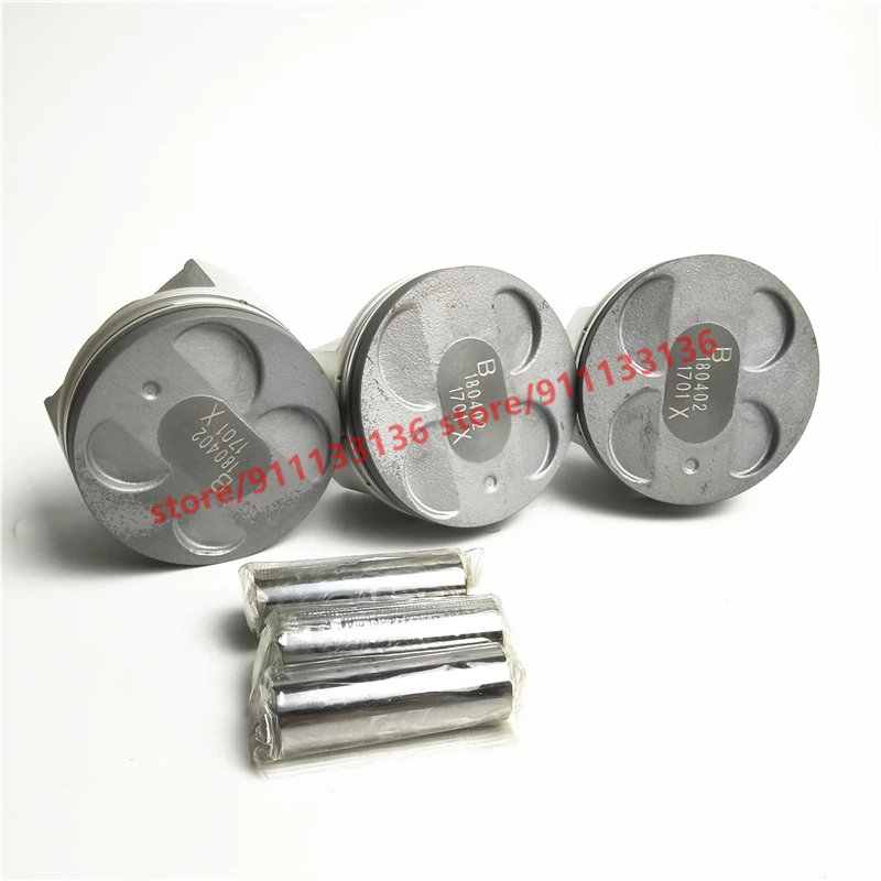 

3 шт./компл. Поршень двигателя для Chery QQ S11 0.8L 372-1004021