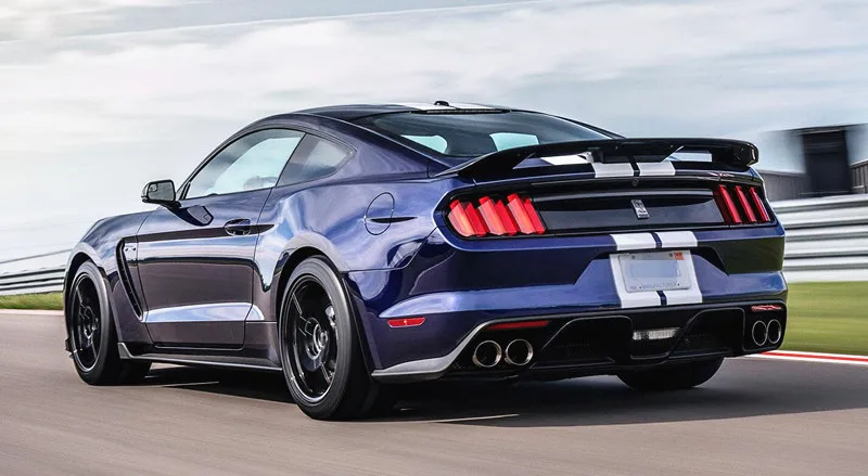 Mustang спойлер GT350 Стиль углеродного волокна задний спойлер крыло для Ford Mustang