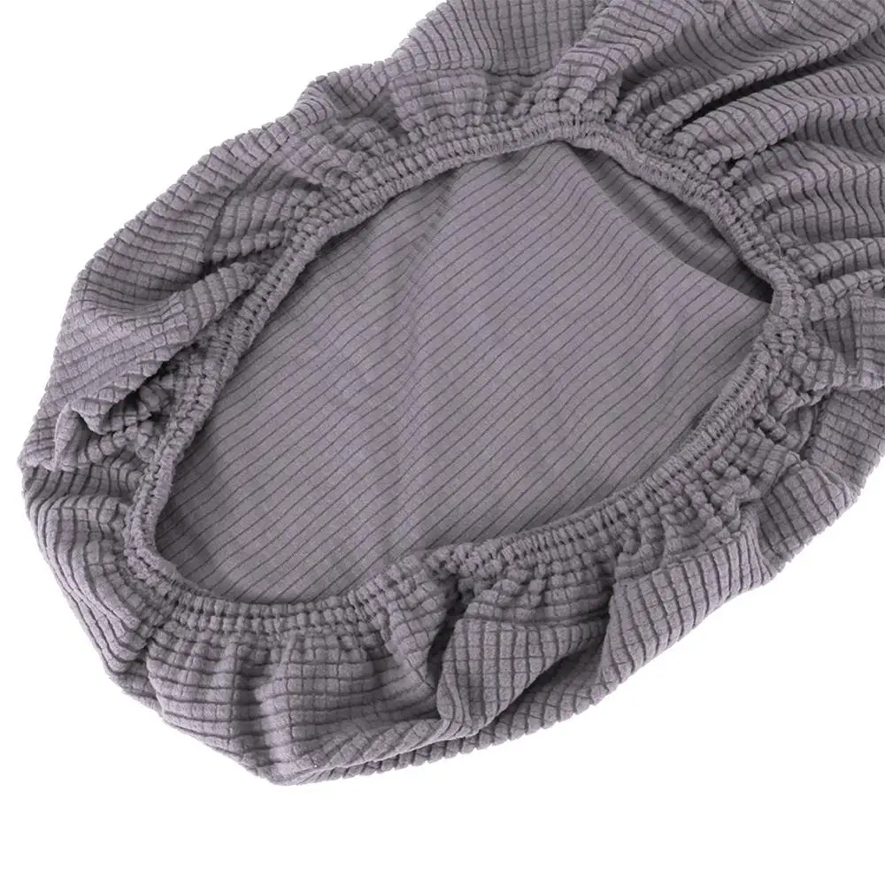 

US warehouse Stretch Removable Washable Chair Protector Cover Seat Slipcover for Dining Room(Silver Gray) chair cover stretch