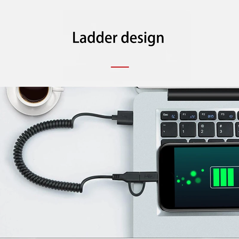 Выдвижной USB кабель 2 в 1 для быстрой зарядки и передачи данных|Кабели мобильных