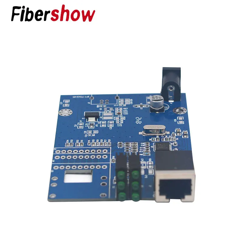 Pcba ethernet волоконный преобразователь Оптического Волокна медиаконвертер волоконный трансивер 1000 м полный PCBA с волоконным модулем