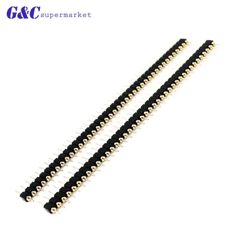 5/10/100 шт. позолоченные штыри 40 контактов 2 54 мм | Электронные компоненты и