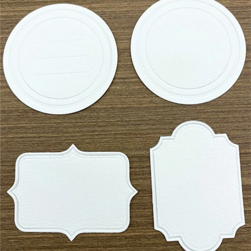 

Message Plaque Metal Cutting Dies Stencil Scrapbooking DIY Album Stamp Embossing X7JE