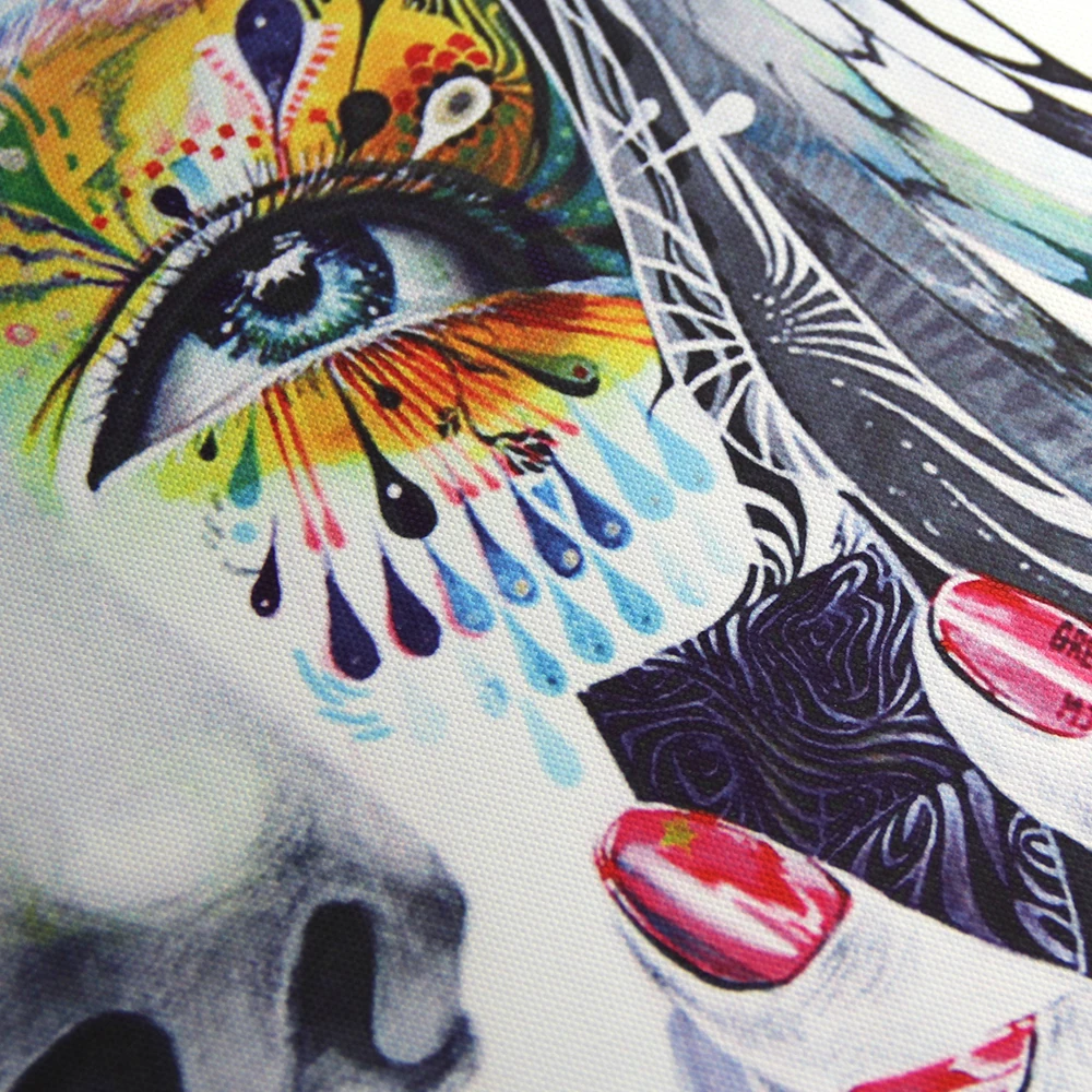 Sax Play мультфильм абстрактный домашний декор холст безрамный Рисунок Картина