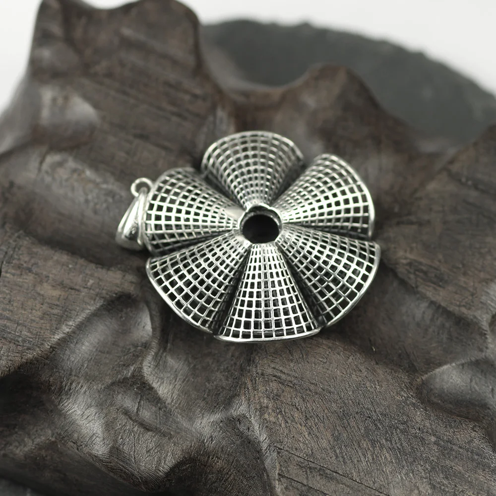 Женские винтажные подвески из стерлингового серебра 925 пробы с полыми цветами