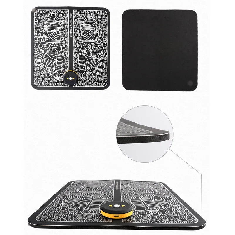 

New USB Charge Electric Foot Massager Tens EMS Fisioterapia Mat Massageador Pes Muscular Electric Health Care Relaxation Massage