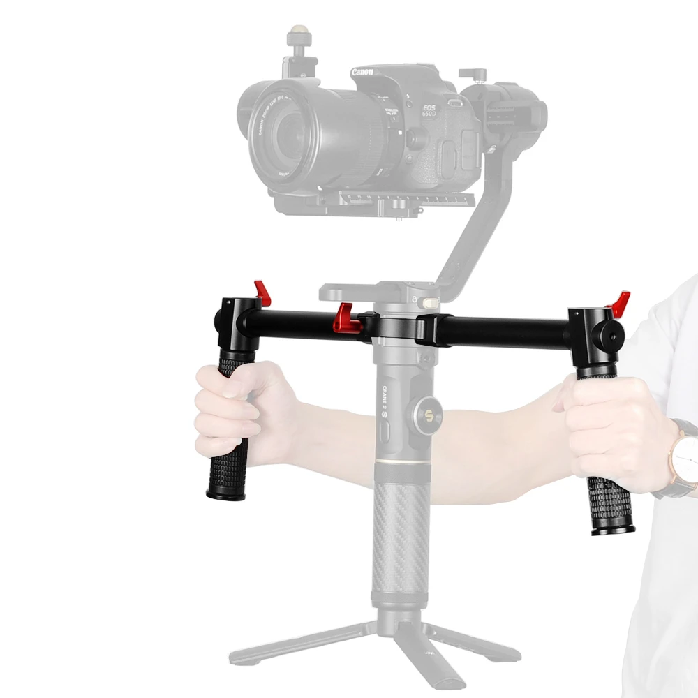 Удлинительный кронштейн для камеры Zhiyun Crane 2S двойная ручка стабилизатор