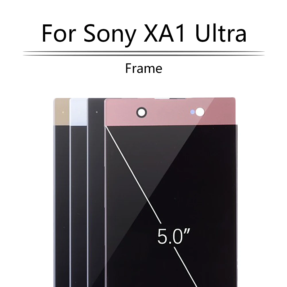 6 0 ''Оригинальный ЖК-дисплей для SONY Xperia XA1 Ultra ЖК-сенсорный экран с рамкой
