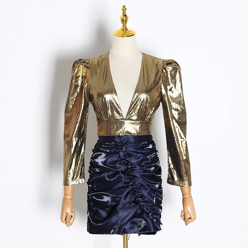 CHICEVER сексуальный тонкий наборы для Для женщин v-образный вырез Пышное