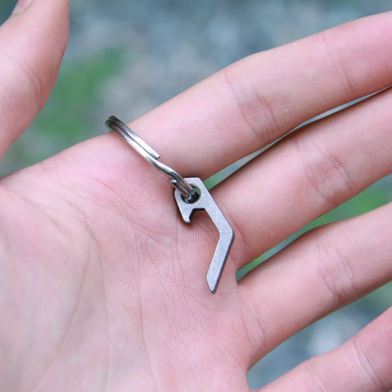 

mini lightweight bottle beer opener keyring pocket tool utility gadget Outdoor camp hike