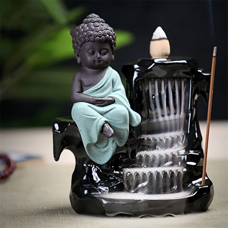 Керамическая курильница для ароматерапии с 10 конусами|Благовония и курильницы| |