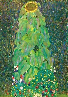 Шелковый постер Gustav Klimt The Sunflower с художественной печатью домашний Настенный