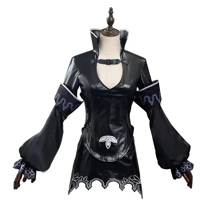 

Anime NieR Automata YoRHa 2B No.2 Type B Black Dress Game Suit Cosplay Costume Halloween Party Outfit For Women 2021 NEW