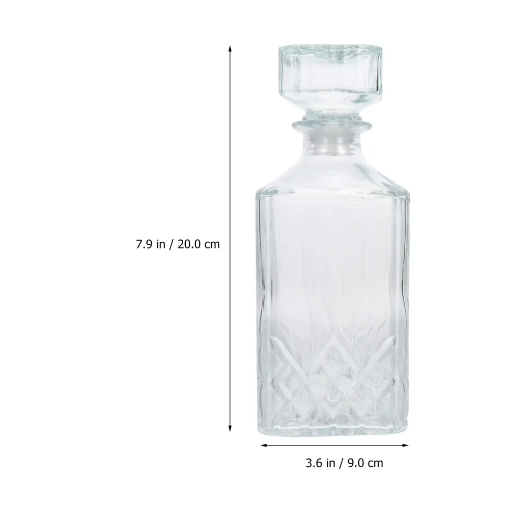 

1 Set 7Pcs Practical Glasses Whisky Decanter Glass Cups (White)