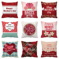 happy mothers day gift cushion cover new pillowcase cushion sofa pillow cases home decor pillow cases 45x45cm throw pillows