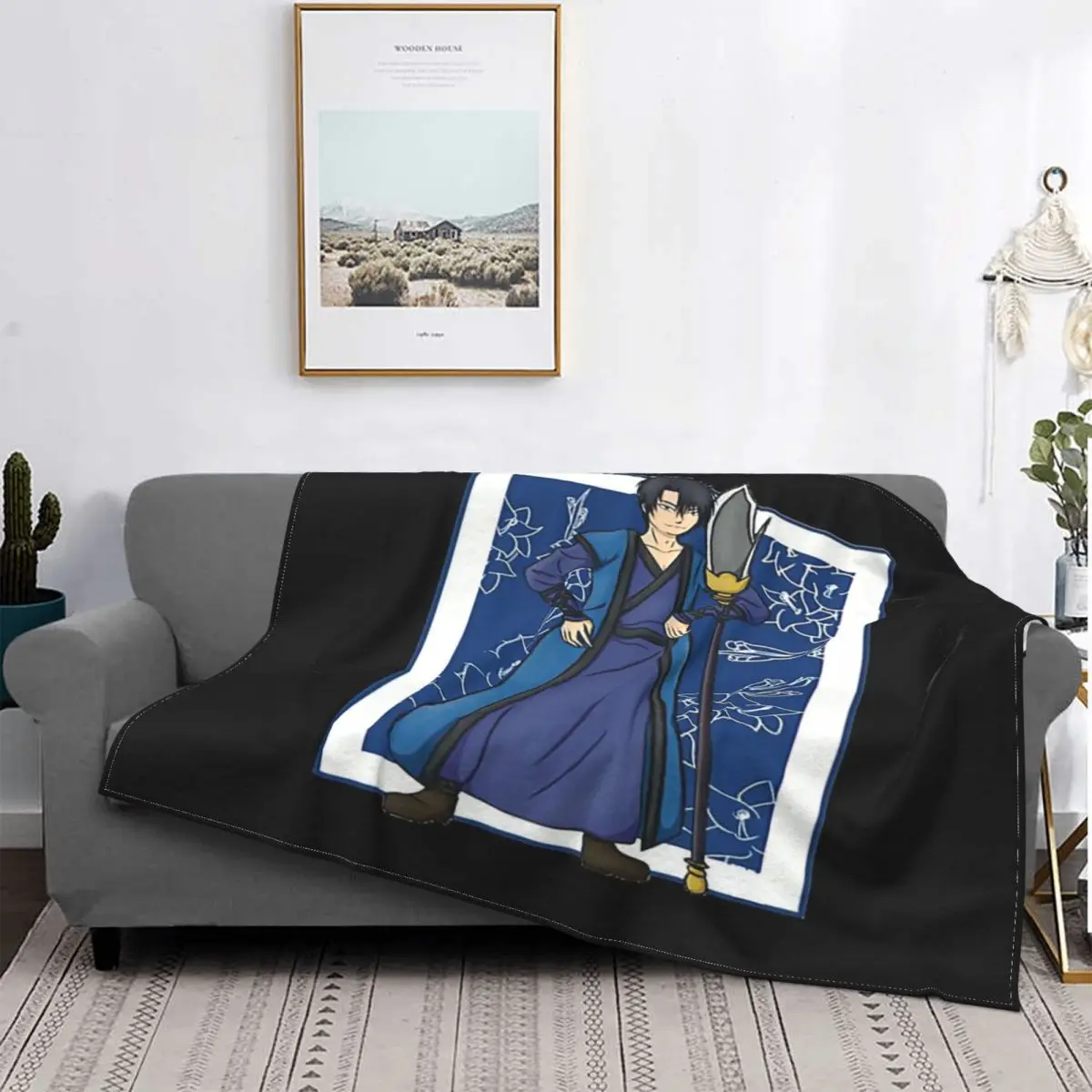 

Yona-Manta a cuadros mullida para cama, sofa, colcha de verano, 220x240