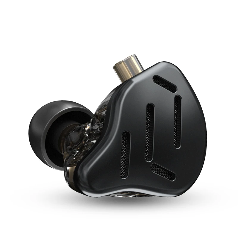 Hi-Fi наушники-вкладыши KZ ZAX 1DD + 7BA с гибридным драйвером корпусом из цинкового
