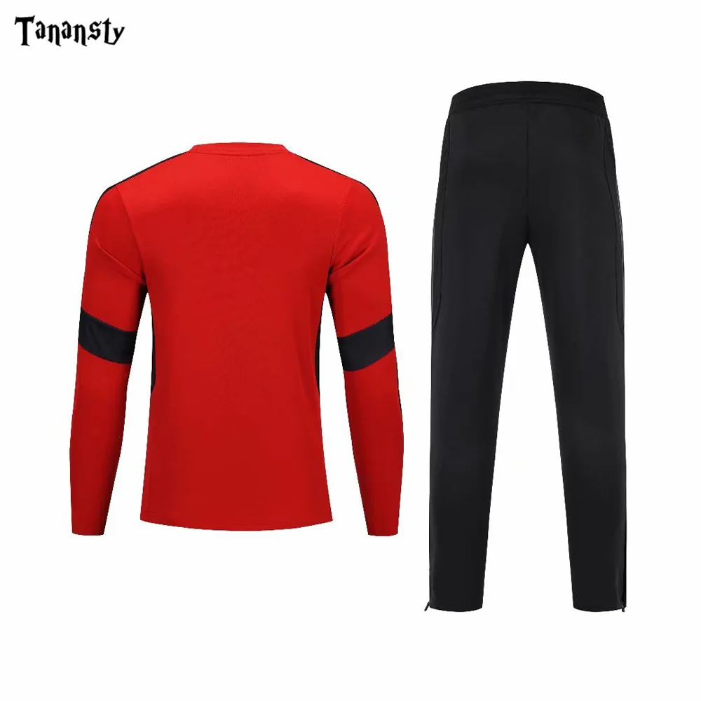 

Soccer Jerseys Sets Survetement Customize Football Kits For Men youth Running Jackets Sports Training Tracksuit Uniforms Suit
