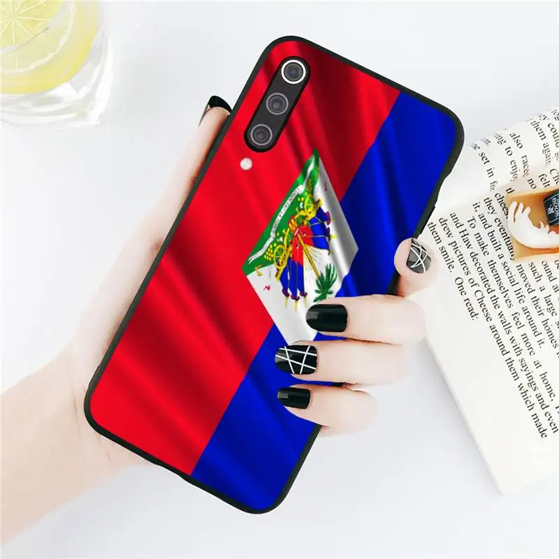 

Vintage Haitian Flag Phone Case For Xiaomi Redmi note 7 8 9 t k30 max3 9 s 10 pro lite Luxury brand shell funda coque