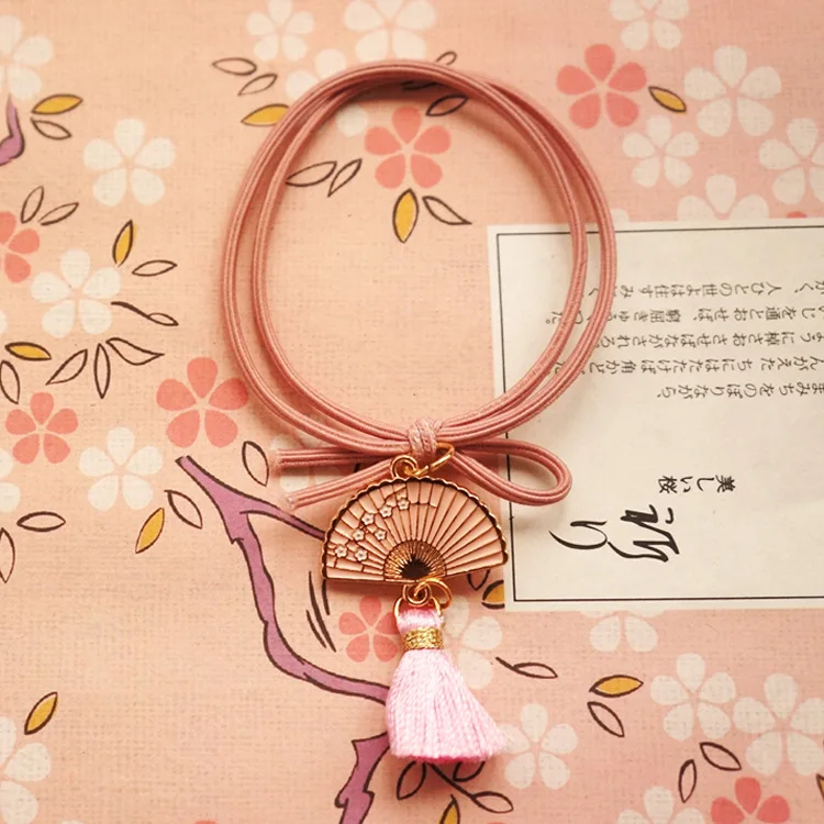 

Vintage Cute Headwear Lolita Dress Hair Accessories Women's Lolita Fan Shaped Small Bell Hairpin Hair Pin Kawaii Accessories