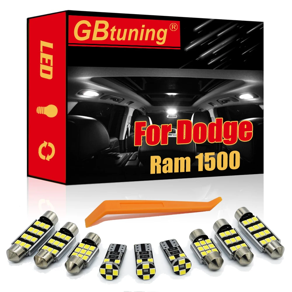 

Комплект светодиодных ламп для светильник на автомобиля Dodge Ram 1500 1994-2020, светодиодсветодиодный лампа для чтения карты, купольная лампа для б...