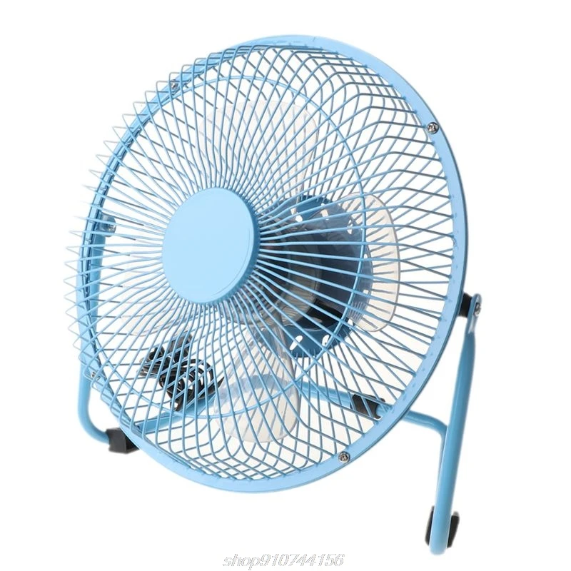 Портативный USB-вентилятор с 2 скоростями металлический 8 дюймов | Бытовая техника