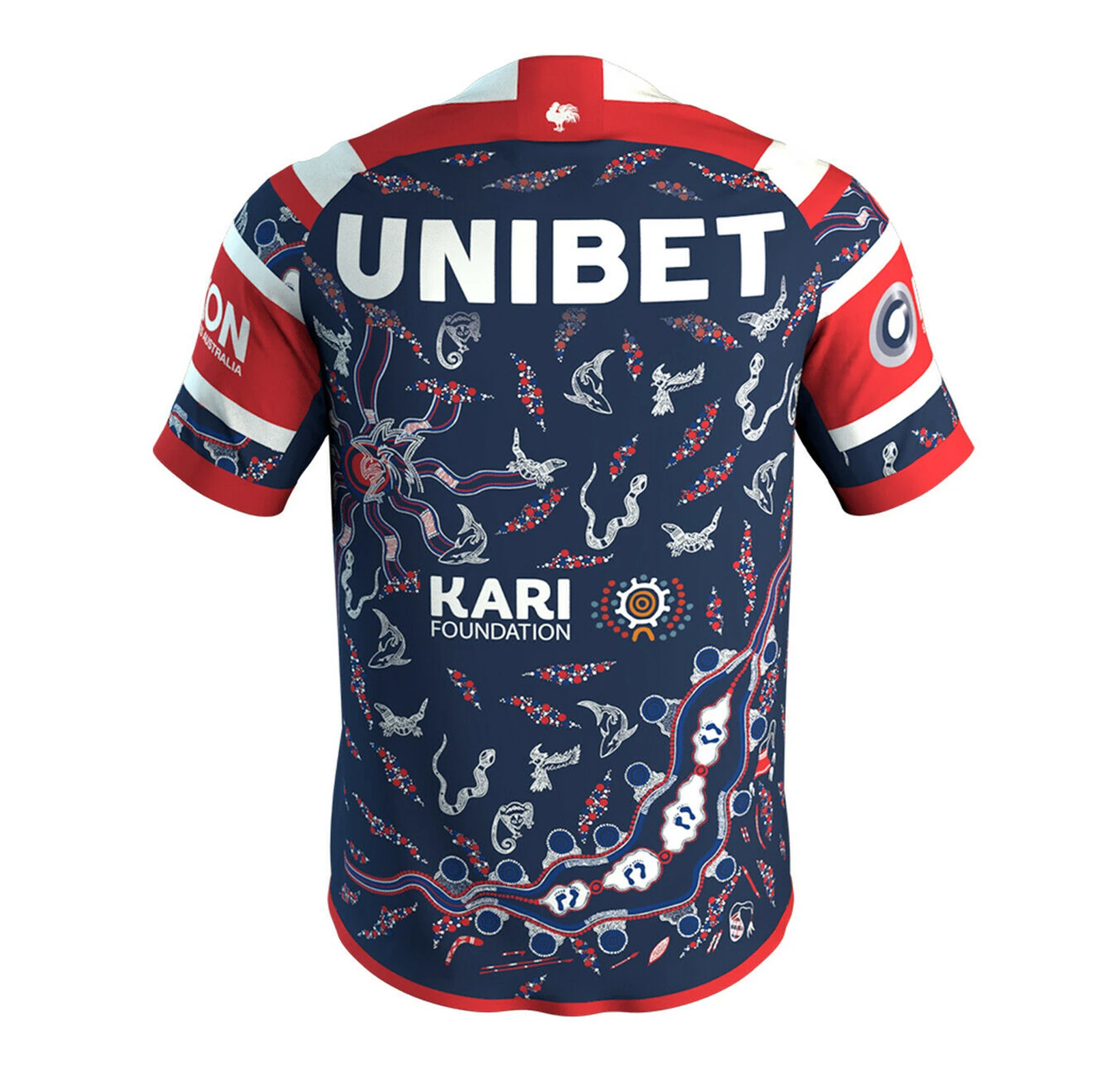 

2020 Sydney Roosters Indigenous Rugby Jersey Sport Shirt S-5XL